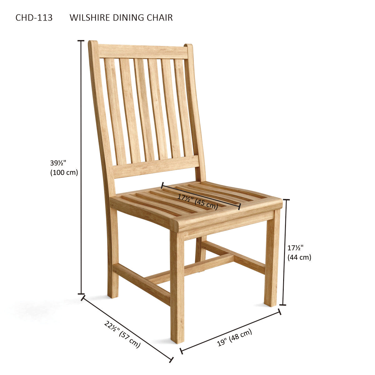 Anderson Teak Bahama Wilshire 9-Piece Extension Dining Set