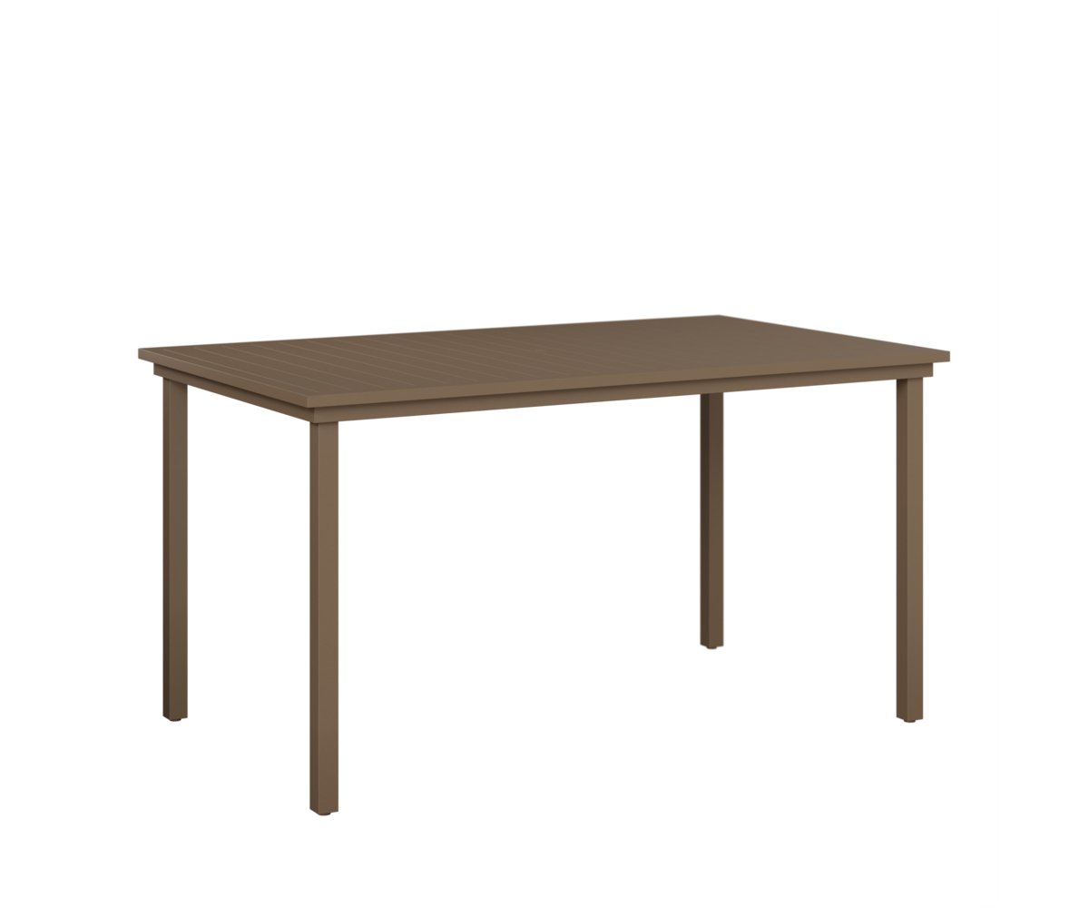 Berlin Gardens Vida 73″ Aluminum Bar Table view 1