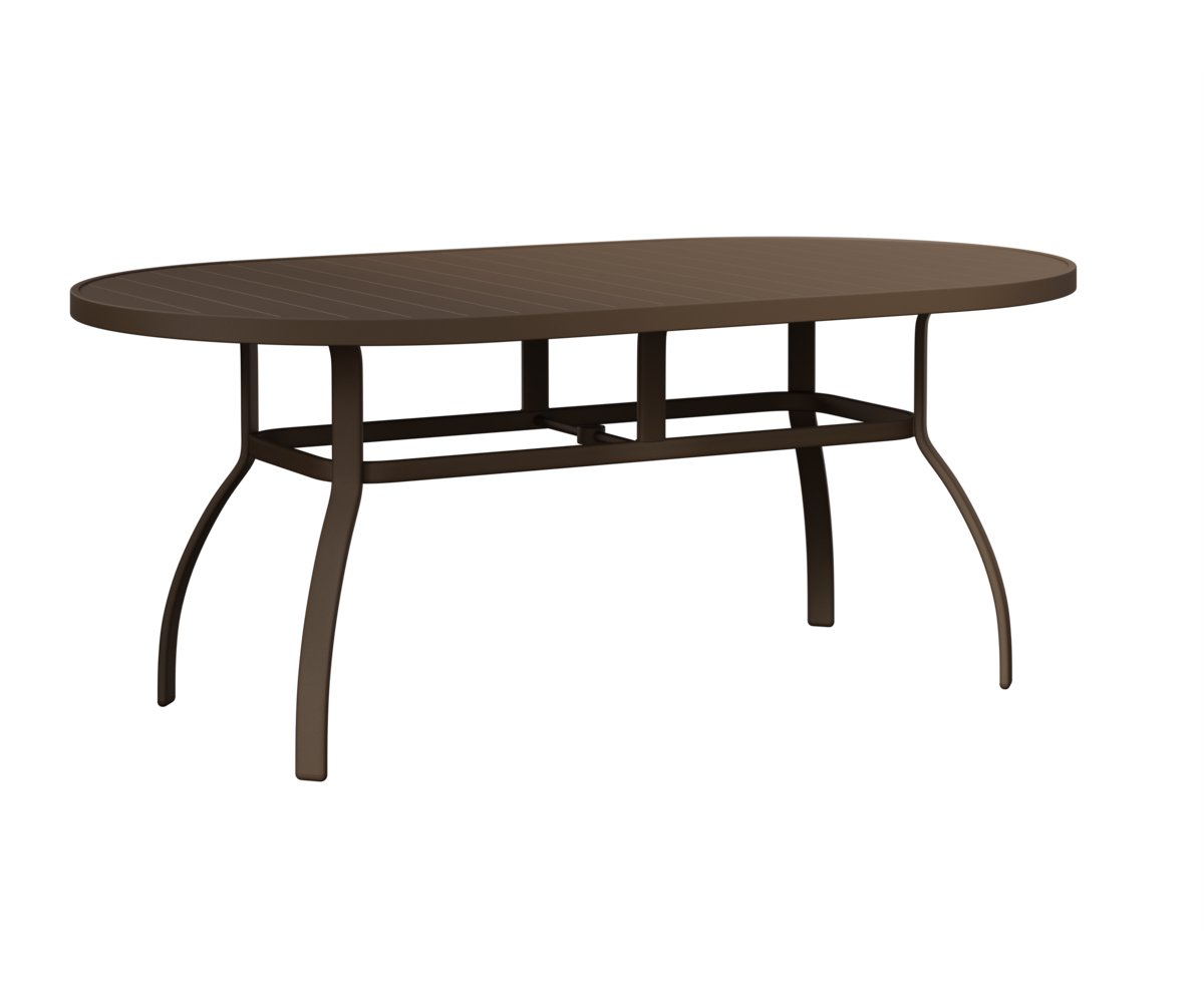 Berlin Gardens Murphy 76″ Oblong Dining Table view 1