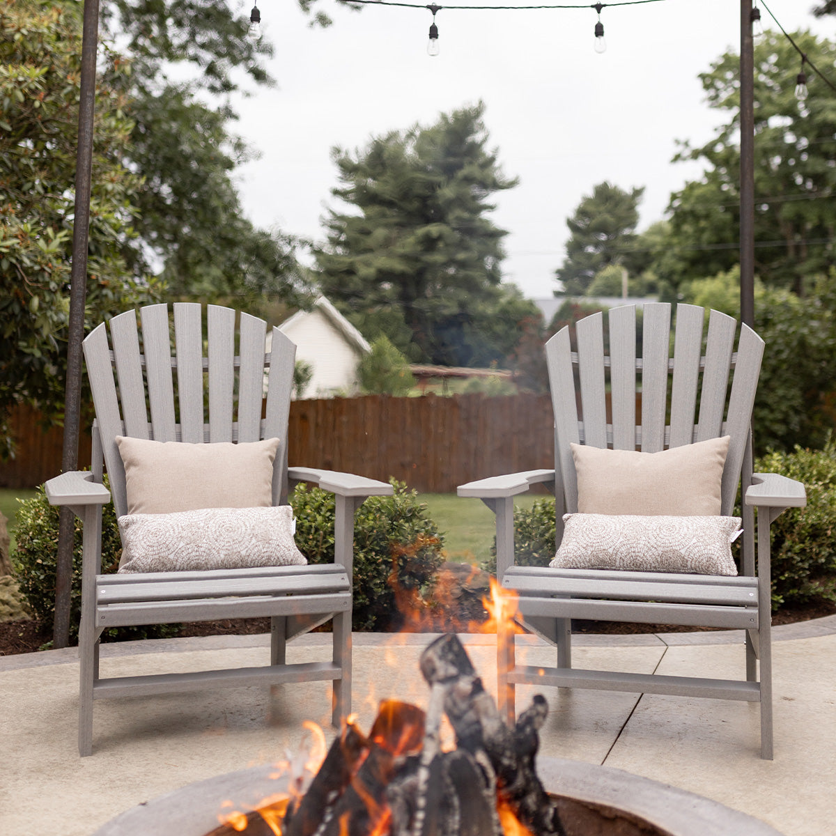 Berlin Gardens Comfo Back Upright Adirondack Chair lifestyle 4