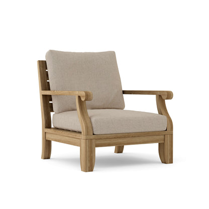Anderson Teak Riviera Luxe Armchair & Ottoman Set