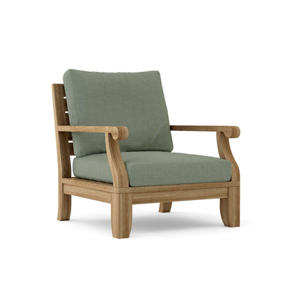 Anderson Teak Riviera Luxe Armchair & Ottoman Set
