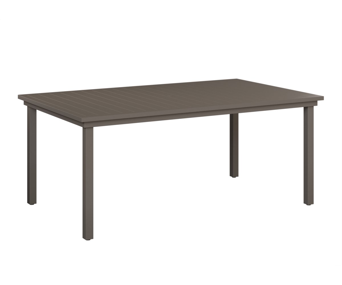 Berlin Gardens Vida 73″ Aluminum Dining Table view 2