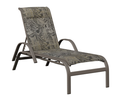 Berlin Gardens Murphy Padded Sling Chaise Lounge view 2