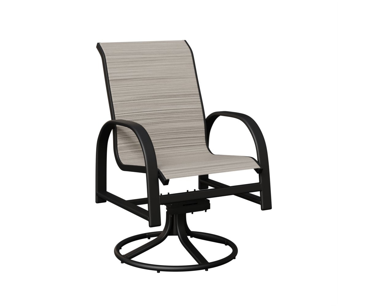 Berlin Gardens Murphy Standard Sling Swivel Rocker Dining Chair view 4