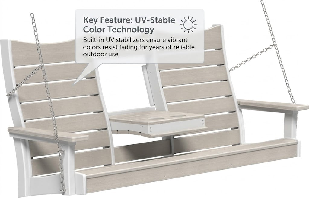 LuxCraft 5' Contour Swing uv-stable color technology