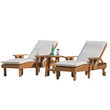 LuxCraft Lounge Chair 3-Piece Set