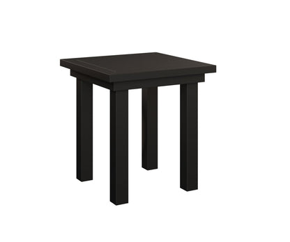 Berlin Gardens Vida Dining Height End Table — Matte Black