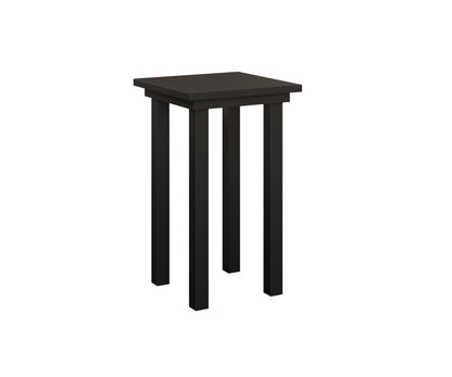 Berlin Gardens Vida Bar Height End Table — Matte Black