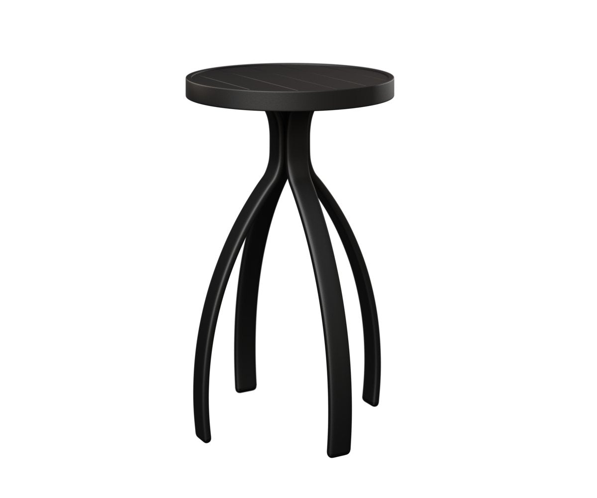 Berlin Gardens Murphy Bar Height End Table — Matte Black