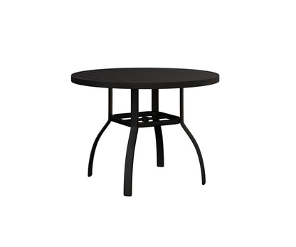 Berlin Gardens Murphy 42″ Round Dining Table — Matte Black