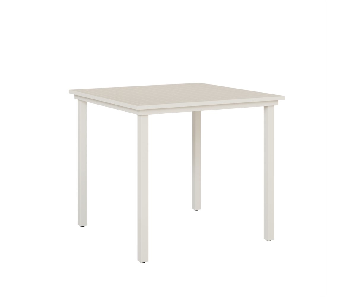 Berlin Gardens Vida 44″ Square Aluminum Bar Table view 4