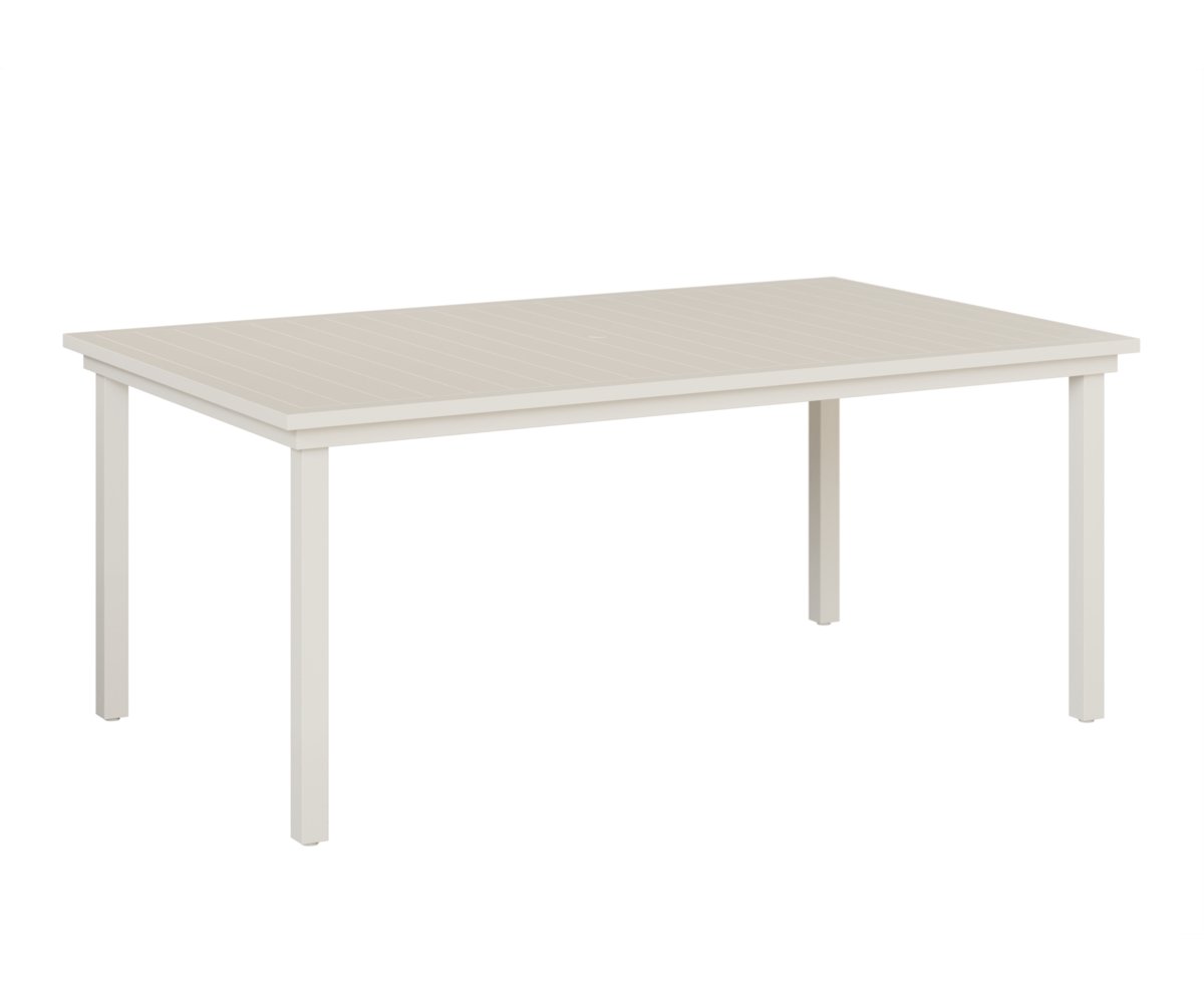 Berlin Gardens Vida 73″ Aluminum Dining Table view 3