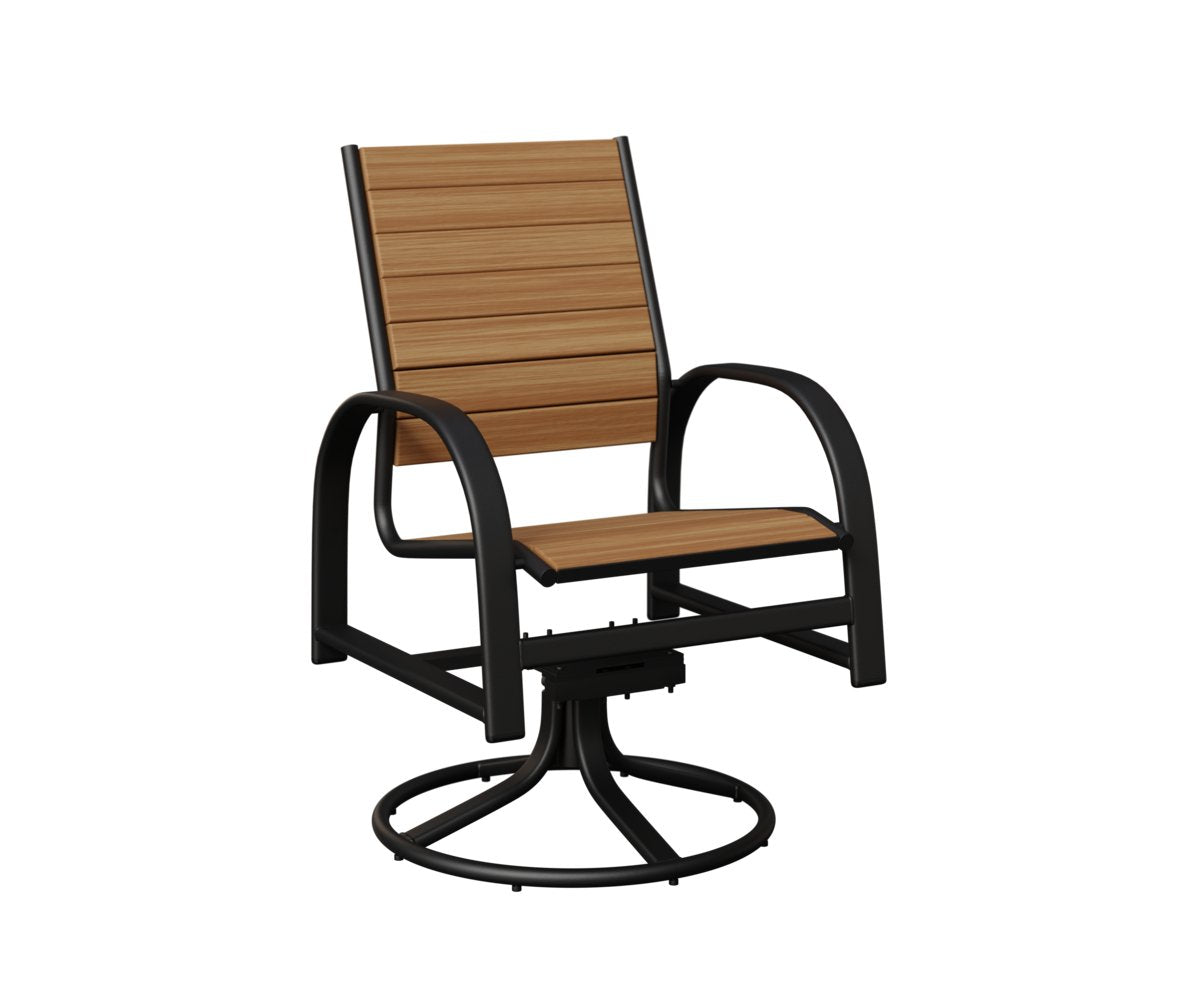 Berlin Gardens Murphy Swivel Rocker Dining Chair view 4