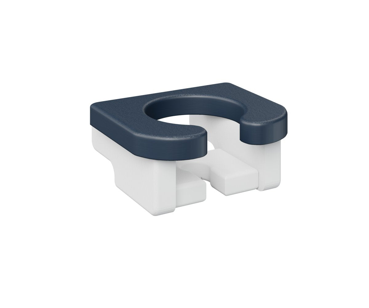 Berlin Gardens Poly Cup Holder in Navy Blue / White