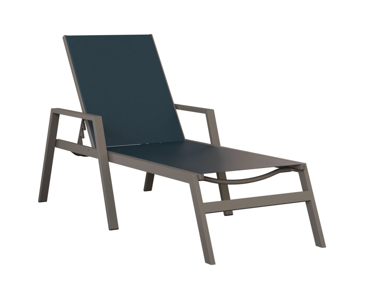 Berlin Gardens Vida Standard Sling Chaise Lounge view 2