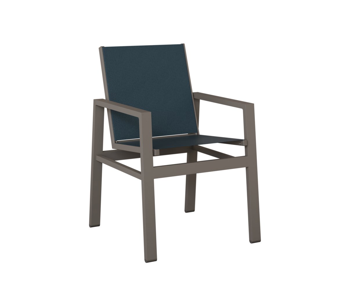 Berlin Gardens Vida Padded Sling Dining Chair view 1