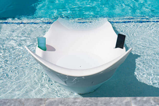 Panama Jack Set of 2 Wave In-Pool Chaise Lounger