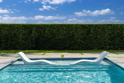 Panama Jack In-Pool chaise lounger with built-in drain hole set of 2