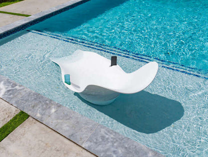 Panama Jack In-Pool chaise lounger with built-in drain hole