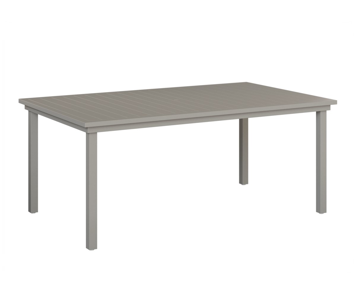 Berlin Gardens Vida 73″ Aluminum Dining Table view 4