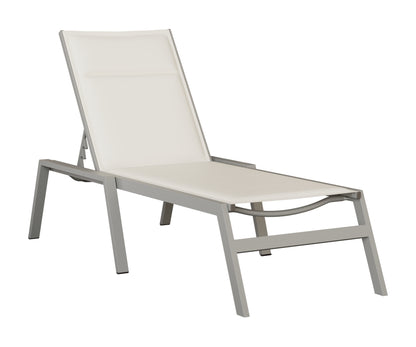 Berlin Gardens Vida Padded Sling Chaise Armless Lounge view 4