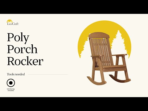 How to Assemble the LuxCraft Poly Porch Rocker