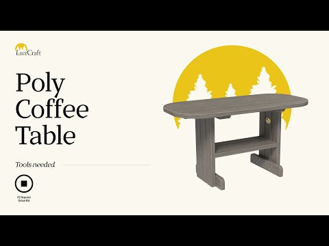 How to Assemble the LuxCraft Poly Coffee Table