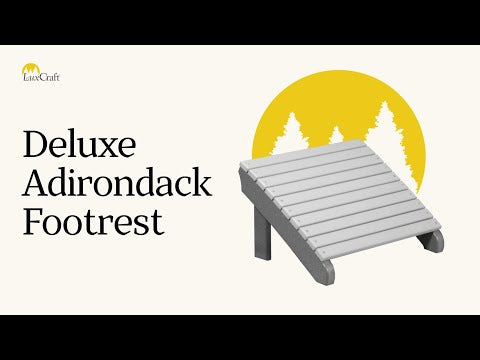 How to Assemble the LuxCraft Deluxe Adirondack Footrest