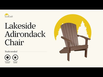 How to assemble the LuxCraft Lakeside Adirondack Chair