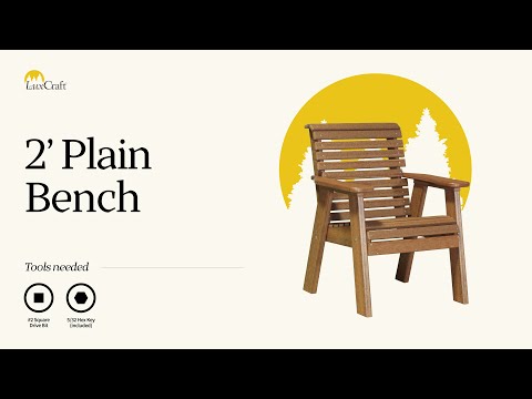 How To Assemble the LuxCraft 2' Plain Bench