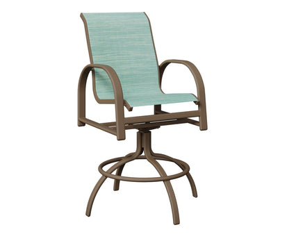 Berlin Gardens Murphy Standard Sling Swivel Bar Chair view 4
