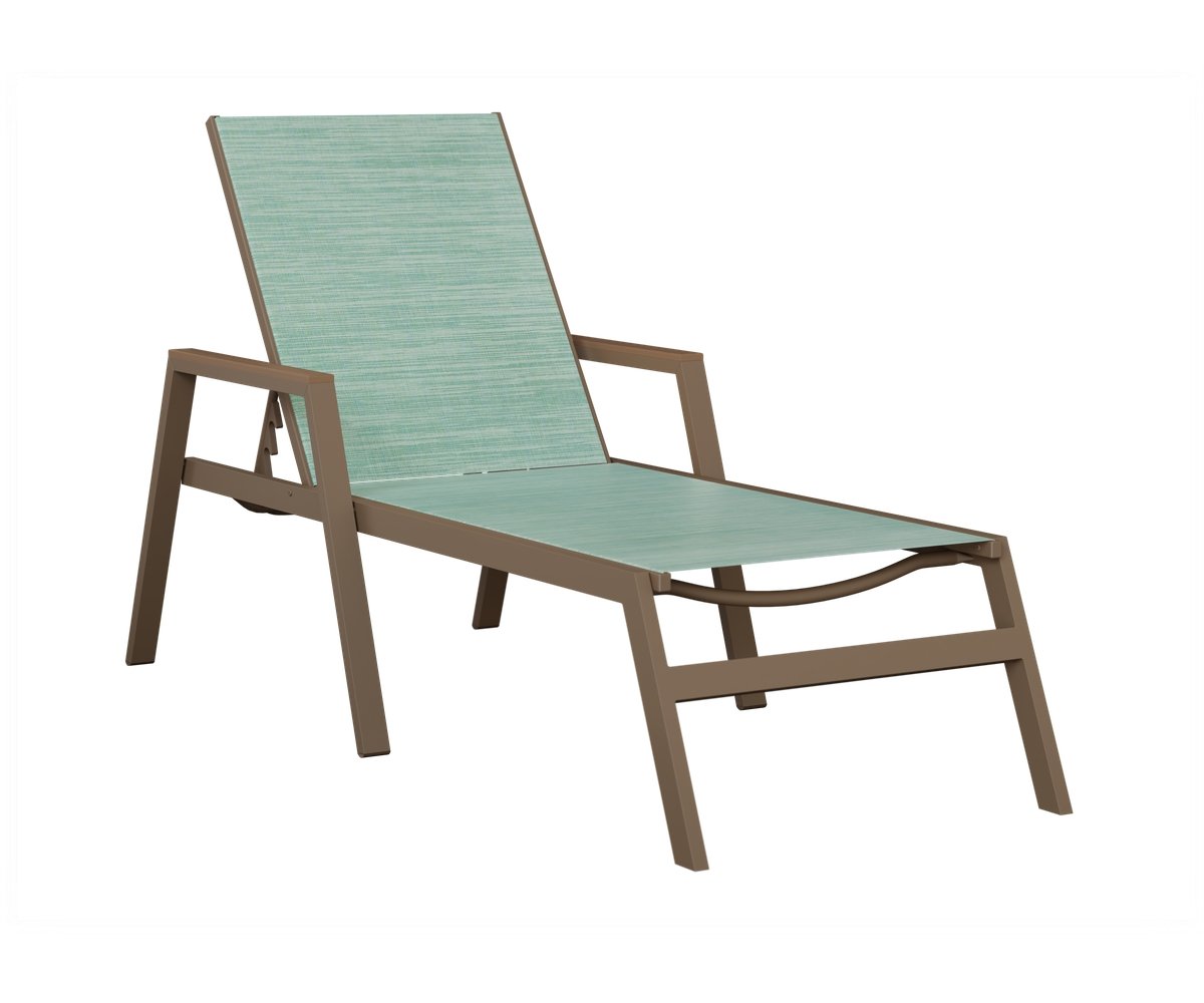 Berlin Gardens Vida Standard Sling Chaise Lounge view 3