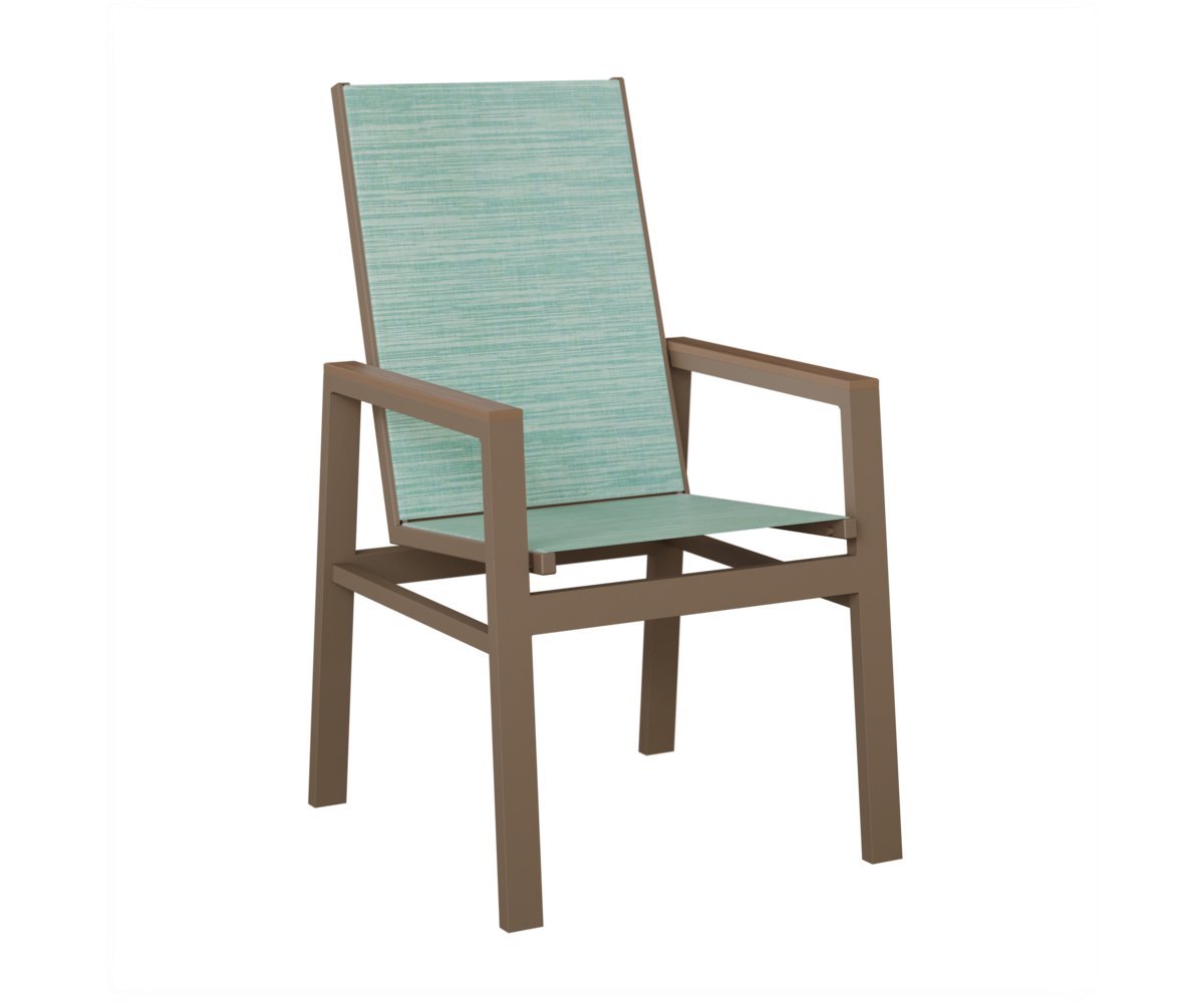 Berlin Gardens Vida Standard Sling High Back Dining Chair view 3