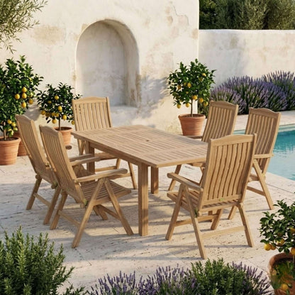 Anderson Teak Bahama Katana 7-Piece Dining Set