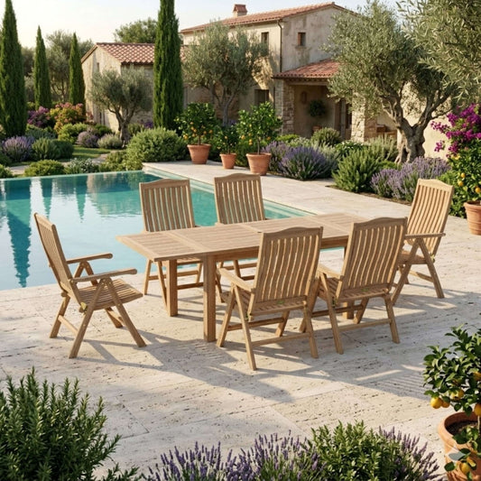 Anderson Teak Bahama Katana 7-Piece Dining Set