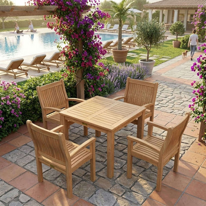 Anderson Teak Bahama Sahara 5-Piece Bistro Set