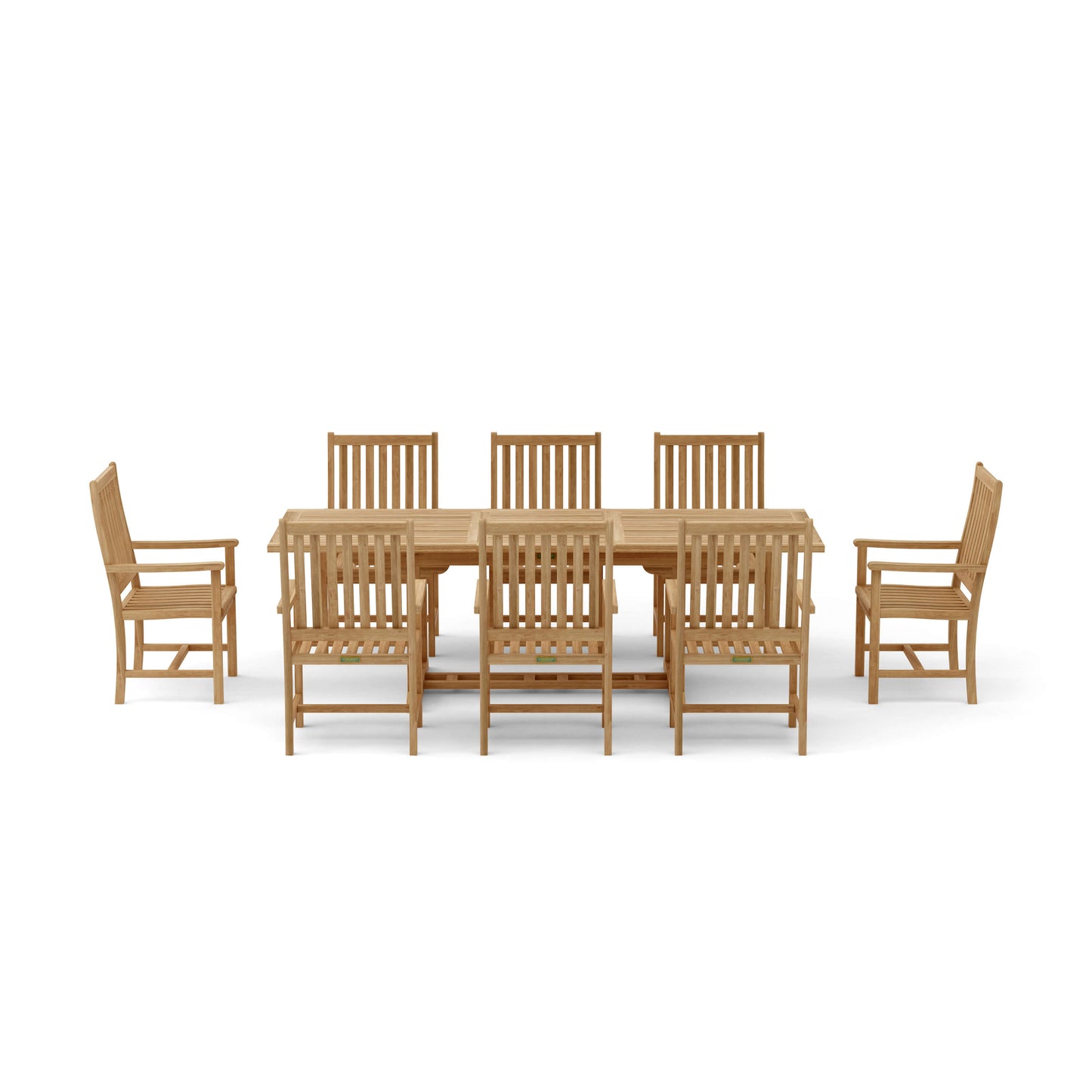 Anderson Teak Bahama Wilshire 9-Piece Extension Dining Set