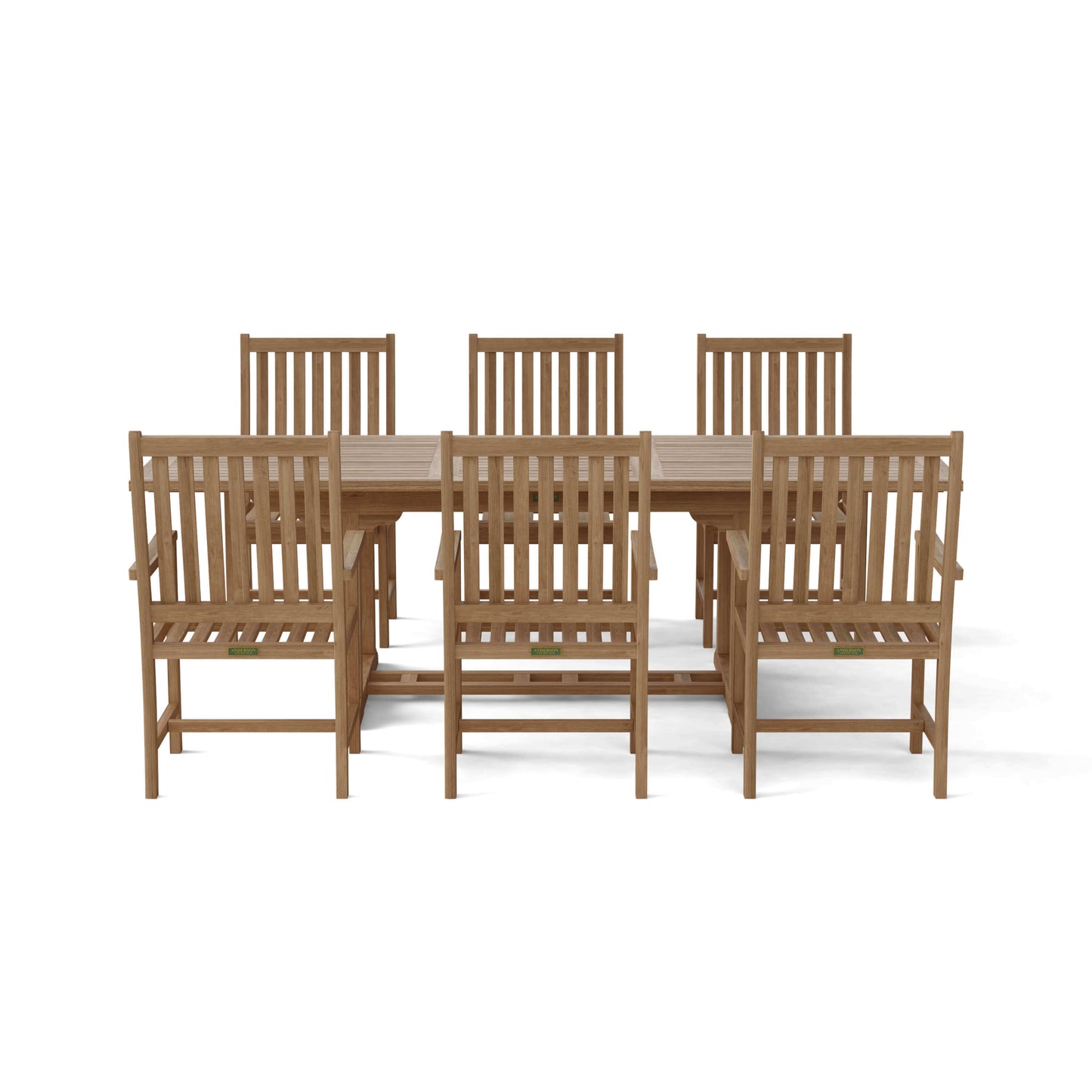 Anderson Teak Bahama Wilshire 7-Piece Extension Dining Set