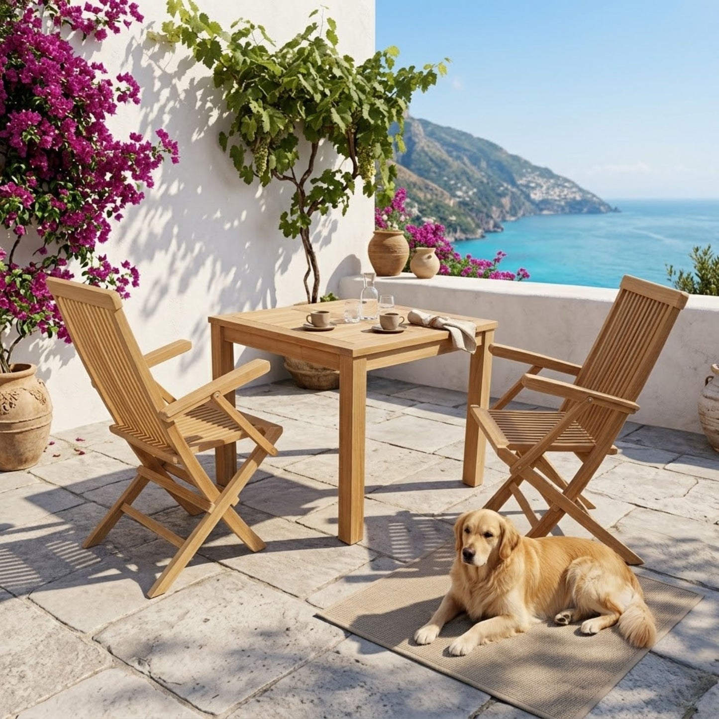 Anderson Teak Bahama Classic 3-Piece Bistro Set
