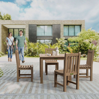 Anderson Teak Bahama Classic 5-Piece Square Dining Set