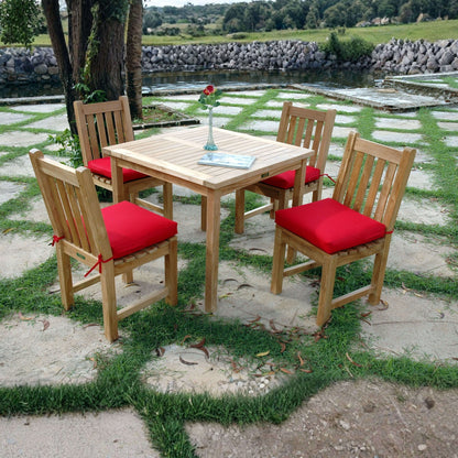 Anderson Teak Bahama Classic 5-Piece Square Dining Set