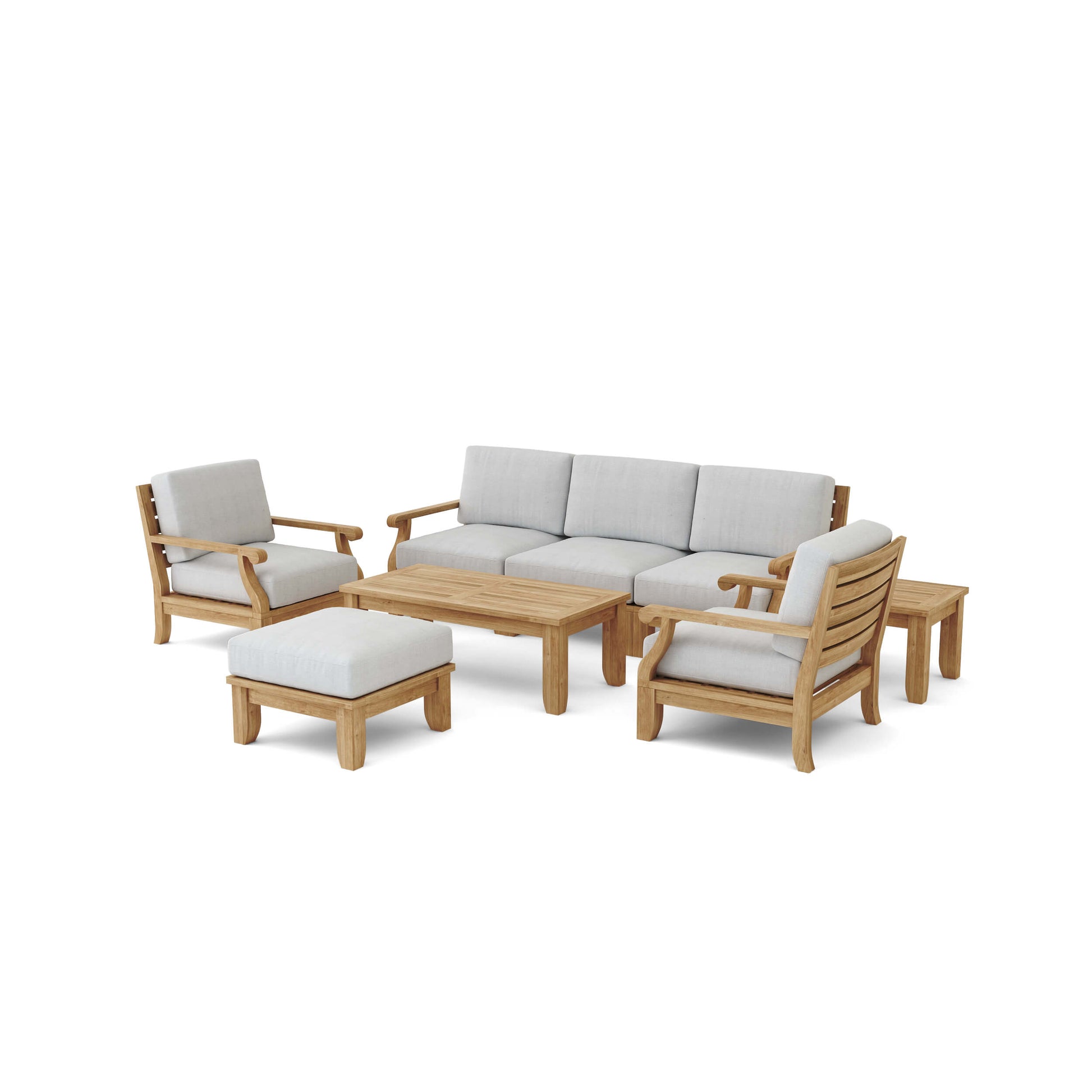 Anderson Teak Riviera Luxe 8-Piece Modular Lounge Set