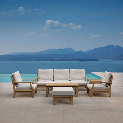 Anderson Teak Riviera Luxe 8-Piece Modular Lounge Set