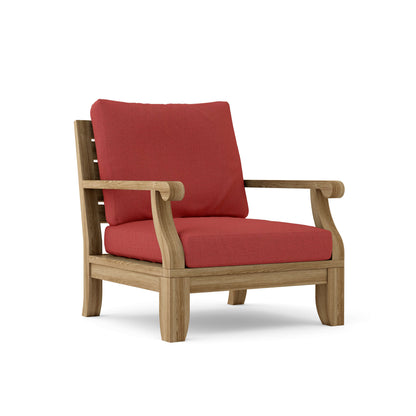 Anderson Teak Riviera Luxe Armchair & Ottoman Set