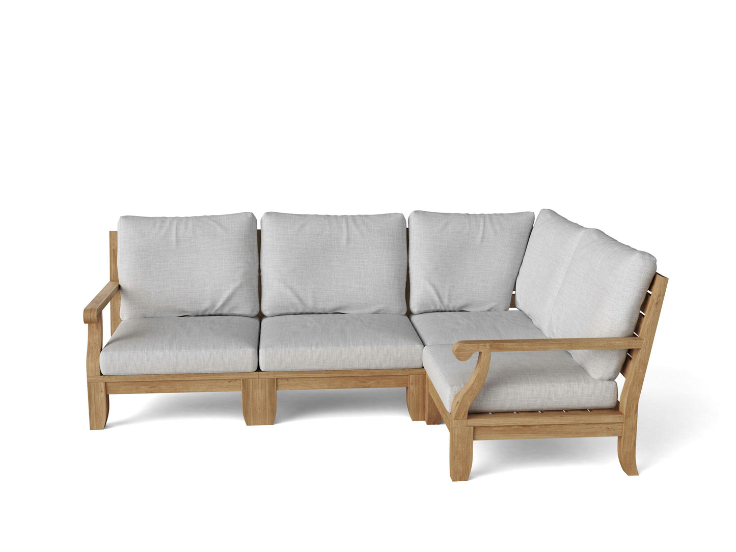 Anderson Teak Riviera Luxe 4-Piece Modular Corner Sofa