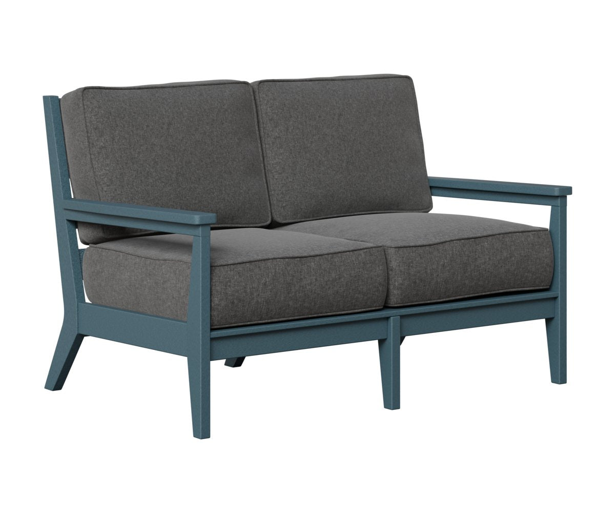 Berlin Gardens Mayhew Loveseat in Slate