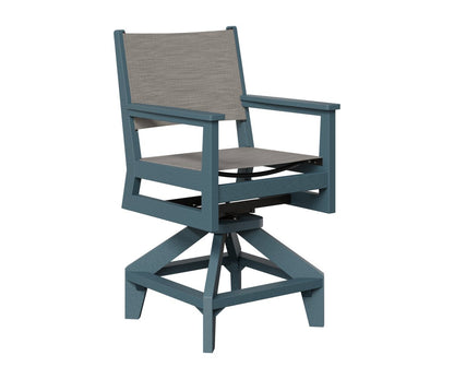 Berlin Gardens Mayhew Padded Sling Swivel Counter Chair view 4
