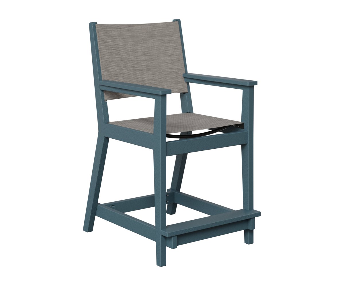 Berlin Gardens Mayhew Padded Sling Counter Chair view 4