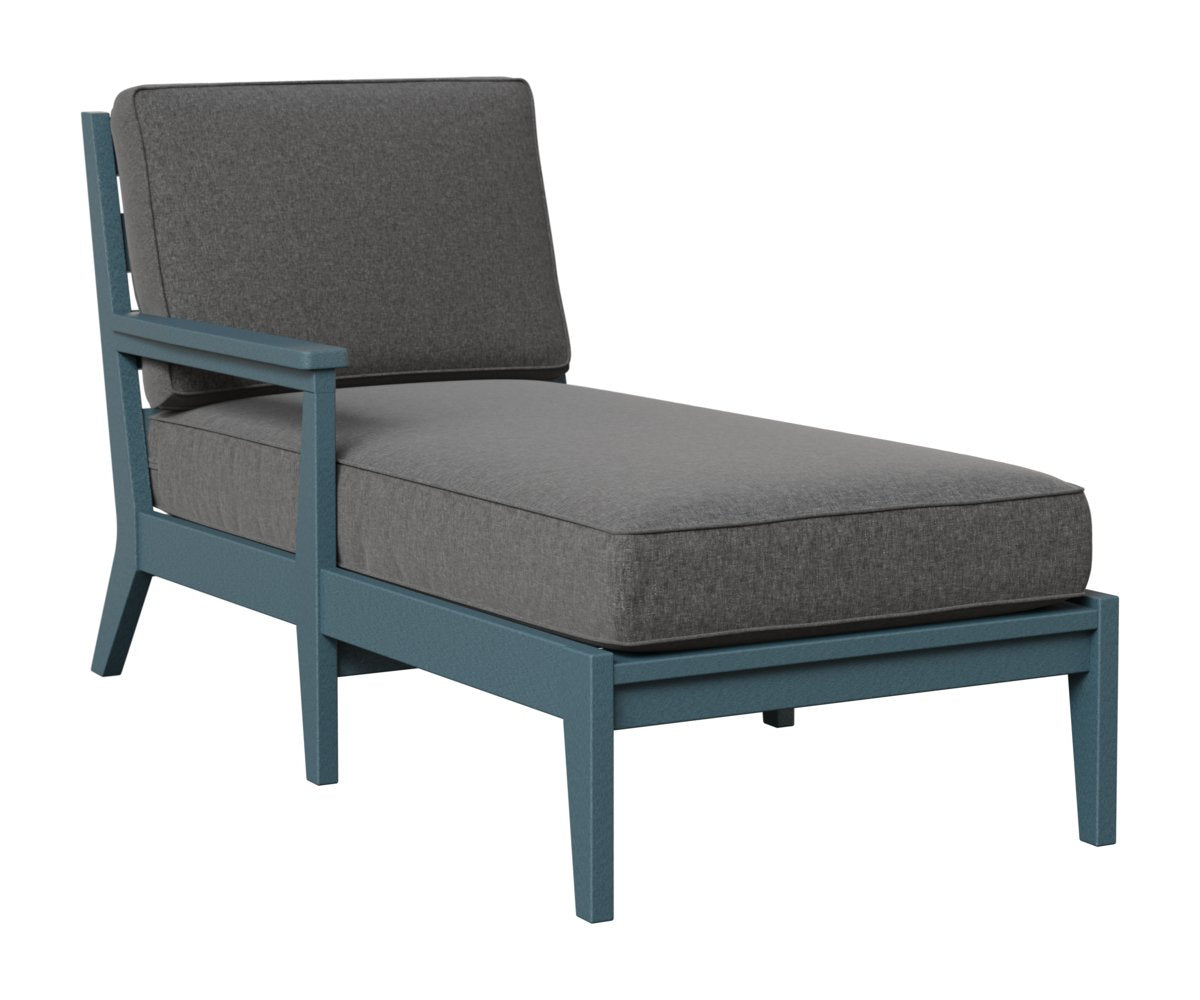 Berlin Gardens Mayhew Right Arm Chaise Lounge in Slate
